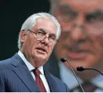  ?? GETTY IMAGES ?? ExxonMobil CEO Rex Tillerson likely will face questions about the company’s business connection­s with Iran during his confirmati­on hearing for secretary of state.