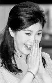  ??  ?? Yingluck Shinawatra