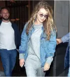  ??  ?? Gigi Hadid i Holzweiler.