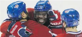  ?? GRAHAM HUGHES/THE CANADIAN PRESS ?? PK Subban said it was very difficult to watch the Canadiens play while watching them on TV from his home in Toronto. He could be back in uniform for games this weekend.