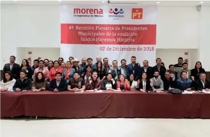  ?? AGENCIA ENFOQUE ?? Los alcaldes se reunieron con los diputados locales.