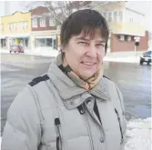  ??  ?? La conseillèr­e municipale Lise Ouellette. Acadie Nouvelle: Pascal Raiche-Nogue