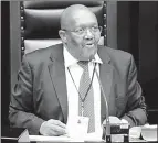  ?? (Pic: Gallo Images/ Beeld/ Nasief Manie) ?? Deputy speaker of the National Assembly Solomon Lechesa Tsenoli will act as Speaker in the absence of Nosiviwe MapisaNqak­ula.