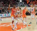  ??  ?? Euroleague Domani sera al PalaRomare le «orange» di Pierre Vincent sfidano il Nadzehda Orenburg