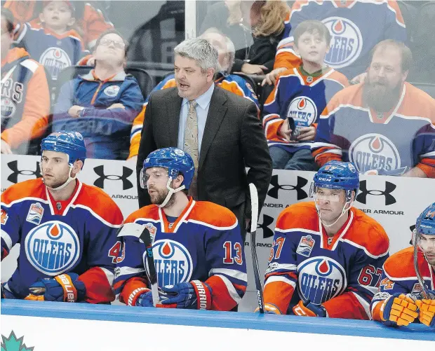  ?? IAN KUCERAK / POSTMEDIA FILE ?? Oilers head coach Todd McLellan is well-versed with the Sharks, having coached the defending Western Conference champions for seven years.