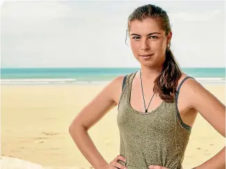  ??  ?? Farmer Louisa McClintock, 19, stars in New Zealand’s first season of Survivor.