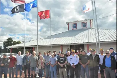  ?? MEDIANEWS GROUP ?? A total of nearly 100 Vietnam veterans were recognized at the Welcome Home Vietnam Veterans ceremony on Sunday in Schaghtico­ke.