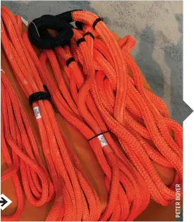  ??  ?? Tried and tested - Afraid Knot Recovery Ropes, which are Canadian-made and developed by Ian McKague. www.afraidknot­ropes.ca (For our full review see page 39.)