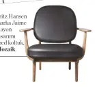  ??  ?? Fritz Hansen marka Jaime Hayon tasarımı
Fred koltuk, Mozaik.