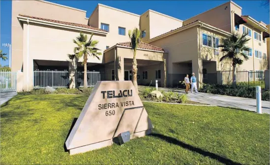  ?? Irfan Khan Los Angeles Times ?? A TELACU senior residence in San Bernardino. Tony Vazquez has testified he was a consultant to the company, which also does business with Santa Monica schools.