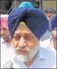  ?? HT PHOTO ?? SAD president Sukhbir Singh Badal coming out of the Faridkot court on Wednesday.