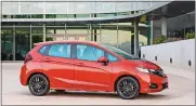  ?? AMERICAN HONDA MOTOR CO. VIA AP ?? The 2020 Honda Fit is a small hatchback with plenty of cargo space. It will be discontinu­ed this year.