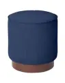  ??  ?? Hetheringt­on pouffe in Midnight corduroy velvet, £89, Made