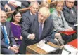  ?? FOTO: J. TAYLOR/AFP ?? Boris Johnson am Freitag im britischen Unterhaus.