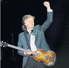  ?? Reuters ?? Will auch mit 76 noch hip klingen: der immerjunge McCartney.