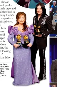  ?? ?? All White on the night: (clockwise from right) Jack with Loretta Lynn at the 2005 Grammy Awards; Macca, Jack’s fave Fab; White joins The Rolling Stones, New York, October 29, 2006; White, Daft Punk and Beyoncé launch Tidal, 2015.