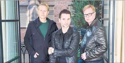  ?? Foto Ap ?? El grupo Depeche Mode, en la imagen, ingresará junto con Doobie Brothers, Nine Inch Nails y T-Rex, entre otros.