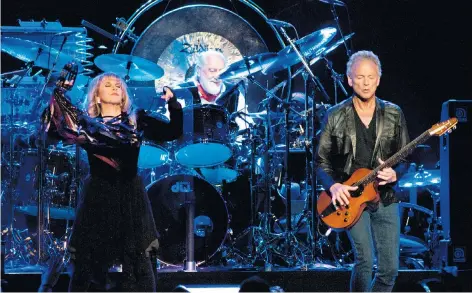  ??  ?? Go your own way: Lindsey Buckingham, right, is no longer with Fleetwood Mac