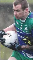  ??  ?? Paddy Keenan made a big impact on his return to the Pat’s line-up.