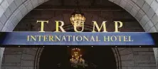  ?? Mark Tenally / Associated Press ?? A three-judge panel of the 4th U.S. Circuit Court of Appeals threw out a lawsuit over the president’s hotel profits.