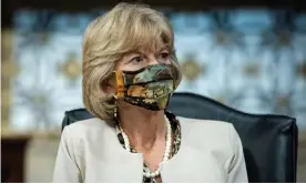  ?? Photograph: Reuters ?? Lisa Murkowski listens during a Senate committee hearing in Washington.