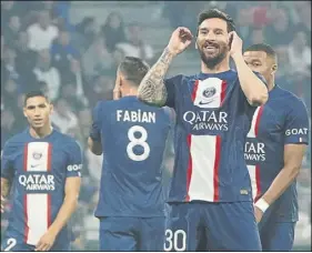  ?? Foto: ap ?? Messi recuperó la eficacia en Lyon