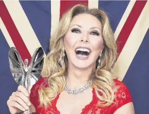  ??  ?? Carol Vorderman hosts the Pride of Britain Awards 2017