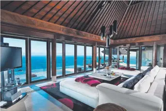  ??  ?? Luxury living quarters in The Edge, Bali