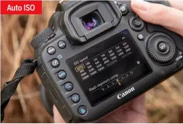  ?? ?? Auto ISO is a vastly underestim­ated setting to use. It enables you to shoot in Av or Tv mode – set your desired aperture or shutter speed, then leave your camera to auto-set an ISO setting for a (hopefully) shake-free exposure Auto ISO