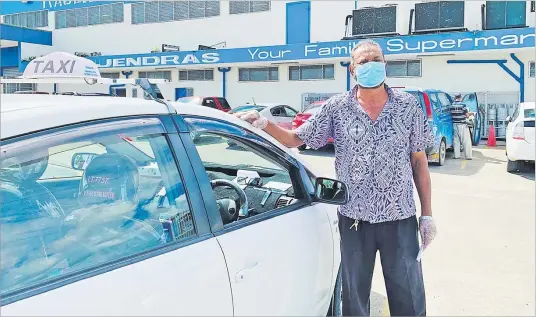  ?? Picture: ABISHEK CHAND ?? The president of the Nasinu Taxi Associatio­n Shiva Shankaran.