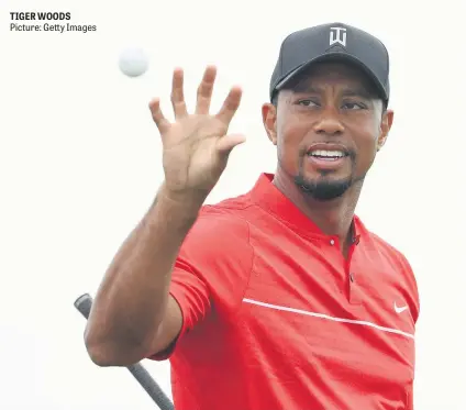  ?? Picture: Getty Images ?? TIGER WOODS