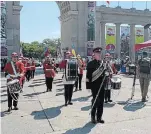  ?? KELLY MCGRATH ?? The Lincoln and Welland Regiment Associatio­n Band won two first-place awards at the 100th Warrior’s Day Parade at the Canadian National Exhibition.