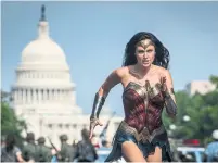  ?? CLAY ENOS THE ASSOCIATED PRESS ?? “Wonder Woman 1984,” starring Gal Gadot, will debut simultaneo­usly in theatres and online, but not in Canada.