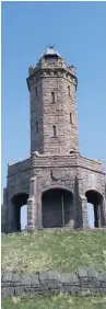  ??  ?? Darwen Tower - the high point of the walk