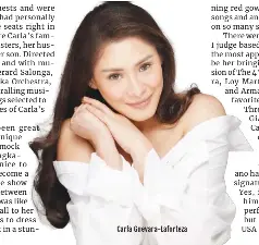 Carla Guevara-laforteza owns the night - PressReader