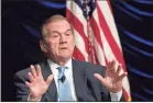  ?? Drew Angerer/Getty Images/TNS ?? In this photo from March 1, 2018, former Department of Homeland Security Secretary Tom Ridge speaks during an event to mark the 15th anniversar­y of the Department of Homeland Security in Washington, D.C.