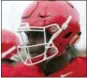  ?? JOSHUA L. JONES — ATHENS BANNER-HERALD VIA AP ?? Georgia linebacker Roquan Smith watches a team practice in Athens, Ga.