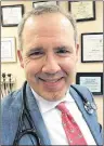  ??  ?? Dr. David Brake of Corner Brook will receive the Rural Physician of the Year Award for Doctors Nova Scotia during the associatio­n’s annual conference scheduled for June 9.