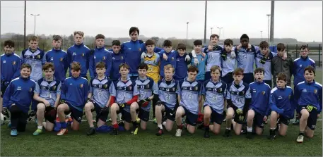  ??  ?? The Summerhill College first year team who were runners up in the Connacht A League. Pic: Tom Callanan.