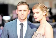  ??  ?? Bell poses with his wife Kate Mara as they arrive for the European premiere of ‘Film Stars Don’t Die In Liverpool’ in London, last month. — Reuters file photo