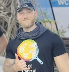  ?? WORLD CENTRAL KITCHEN VIA CP ?? Canadian Army veteran Jacob Flickinger was among the aid workers who were killed in an Israeli attack in Gaza on Monday.