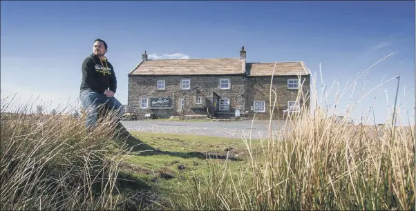  ?? PICTURE: TONY JOHNSON ?? RALLYING TO THE CAUSE: Andrew Hields, owner of the Tan Hill Inn, was supposed to host Britain’s highest music festival in July; instead the pub is hosting virtual gigs on its Facebook page.