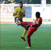  ?? (Photo Frank Muller) ?? Palhares et les Toulonnais reviennent à égalité avec le leader.