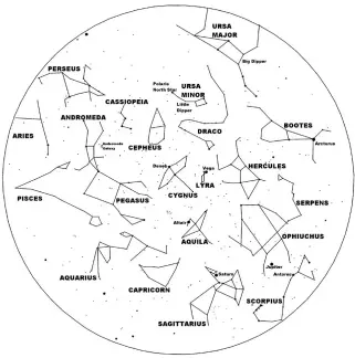  ?? [PROVIDED] ?? Map of the planets and stars.