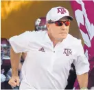  ?? AP FILE ?? A&amp;M coach Jimbo Fisher will be meeting his mentor today when the Aggies face Nick Saban’s Crimson Tide in Alabama.