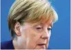  ??  ?? CONCERNED: Angela Merkel