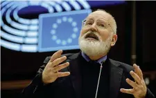  ??  ?? Vicepresid­ente Ue
Frans Timmermans ha la delega al Green Deal