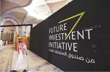  ?? AFP ?? Participan­ts attend the Future Investment Initiative­s conference in Riyadh last week. The drive to repair public finances is part of a larger programme to overhaul the Saudi economy