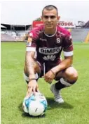  ?? DANIEL JIMÉNEZ ?? Rándall Leal fue presentado como jugador morado.