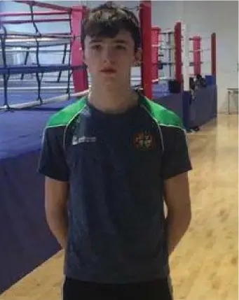  ??  ?? Pictured above is Ballinacar­row Boxing Club member Dean Clancy who takes to the ring later today (Tuesday) at the World Boxing Championsh­ips.The Ballinode native flew out to Budapest for the competitio­n on Saturday morning for some light training and acclimatis­ation. Dean won silver at the European Championsh­ips earlier this year in Italy and impressed Irish coaches recently when he sparred with the country’s elite team at a six week training camp.